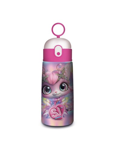 THERMOS E PORTAVIVANDE: vendita online Borraccia Termica SJ Gang, Animali, Boy and Girl, 500 ml, con Cannuccia, Acciaio INOX ...