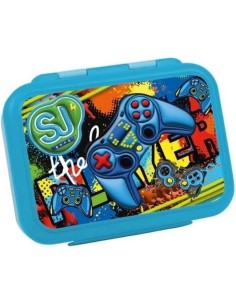 THERMOS E PORTAVIVANDE: vendita online SJ Gang, Porta Merenda, Game Boy, per Scuola Elementare, 16x12x7 cm, Acciaio 304, Dopp...