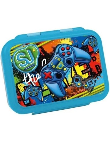 THERMOS E PORTAVIVANDE: vendita online SJ Gang, Porta Merenda, Game Boy, per Scuola Elementare, 16x12x7 cm, Acciaio 304, Dopp...