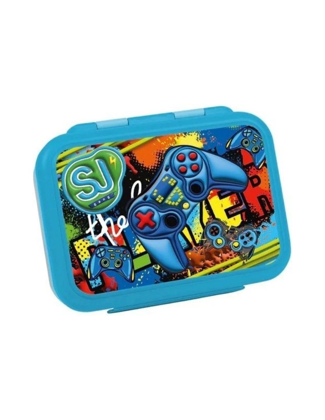THERMOS E PORTAVIVANDE: vendita online SJ Gang, Porta Merenda, Game Boy, per Scuola Elementare, 16x12x7 cm, Acciaio 304, Dopp...