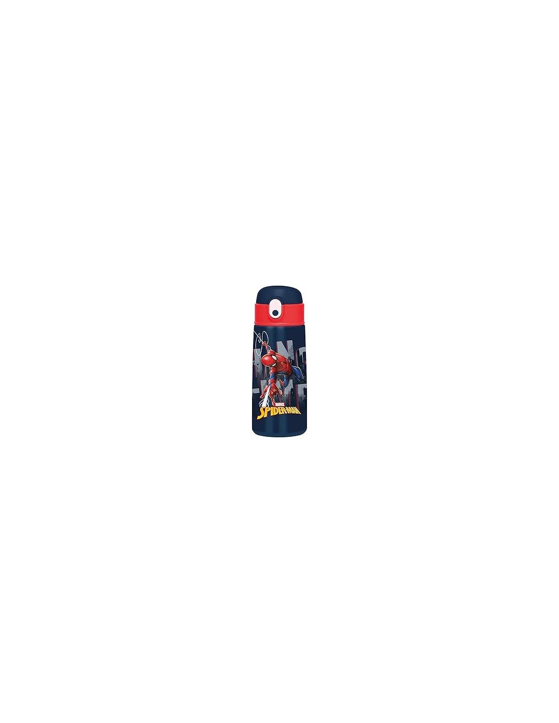 THERMOS E PORTAVIVANDE: vendita online Seven, Borraccia Termica, Spider-Man, Rossa, 0,46 Litri, 19x7 cm, Acciaio Inox 304, Ba...