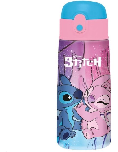 THERMOS E PORTAVIVANDE: vendita online Seven, Borraccia Termica, Lilo & Stitch, Rosa, 460 ml, 19x7 cm, Acciaio Inox, Bambina,...