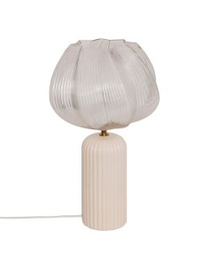 ILLUMINAZIONE: vendita online Lampada Phylas, D. 27,5 cm, A. 45,5 cm, ceramica beige, design moderno, arredo elegante in offerta