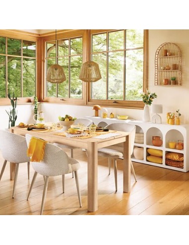 ILLUMINAZIONE: vendita online Lampada Gabin, bianca, H. 32 cm, L. 20 cm, design compatto, ceramica moderna in offerta
