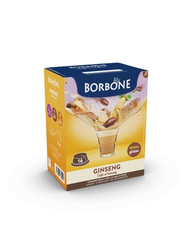 16 Capsule Borbone Ginseng Compatibili A Modo Mio | Shopincasa.it