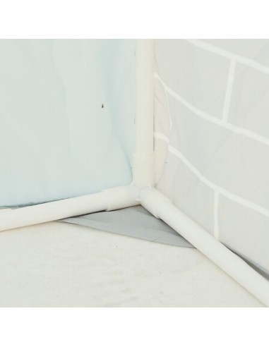 OGGETTISTICA: vendita online Tenda castello bambini, blu, L. 130 cm, P. 78 cm, H. 78 cm, leggera, con porta avvolgibile in of...