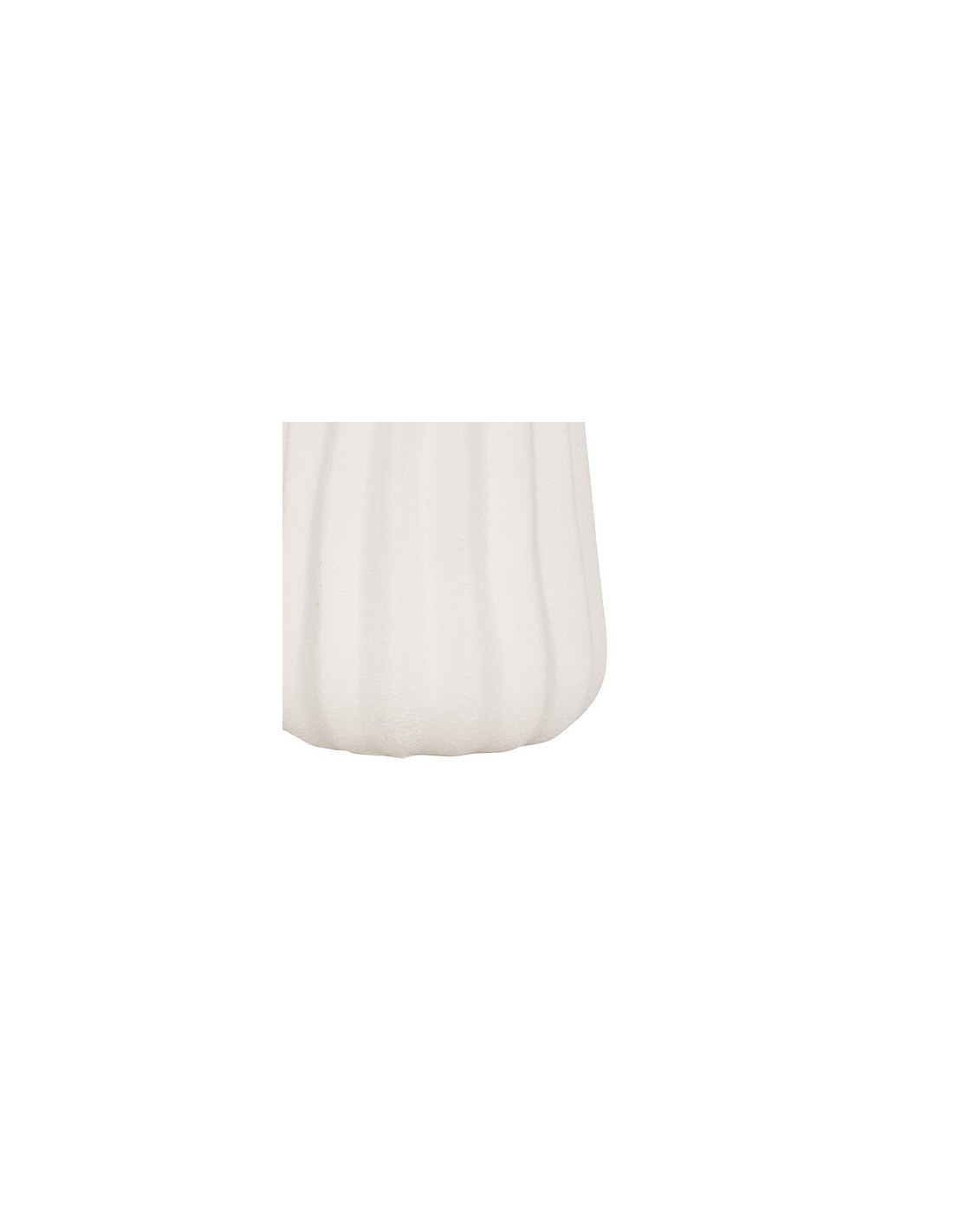 VASI D'ARREDO: vendita online Vaso Fernan, ceramica bianca, D. 13 cm, H. 30 cm, design elegante, stoneware in offerta