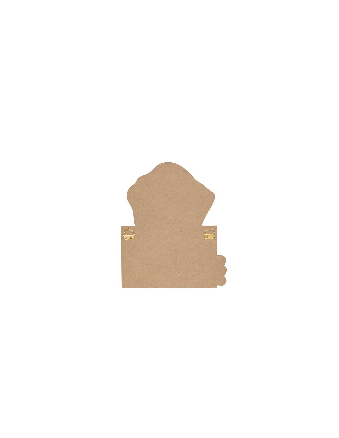 OGGETTISTICA: vendita online Metro da parete, cane Scott, legno MDF beige, H. 140 cm, L. 29 cm, decorazione bambini in offerta