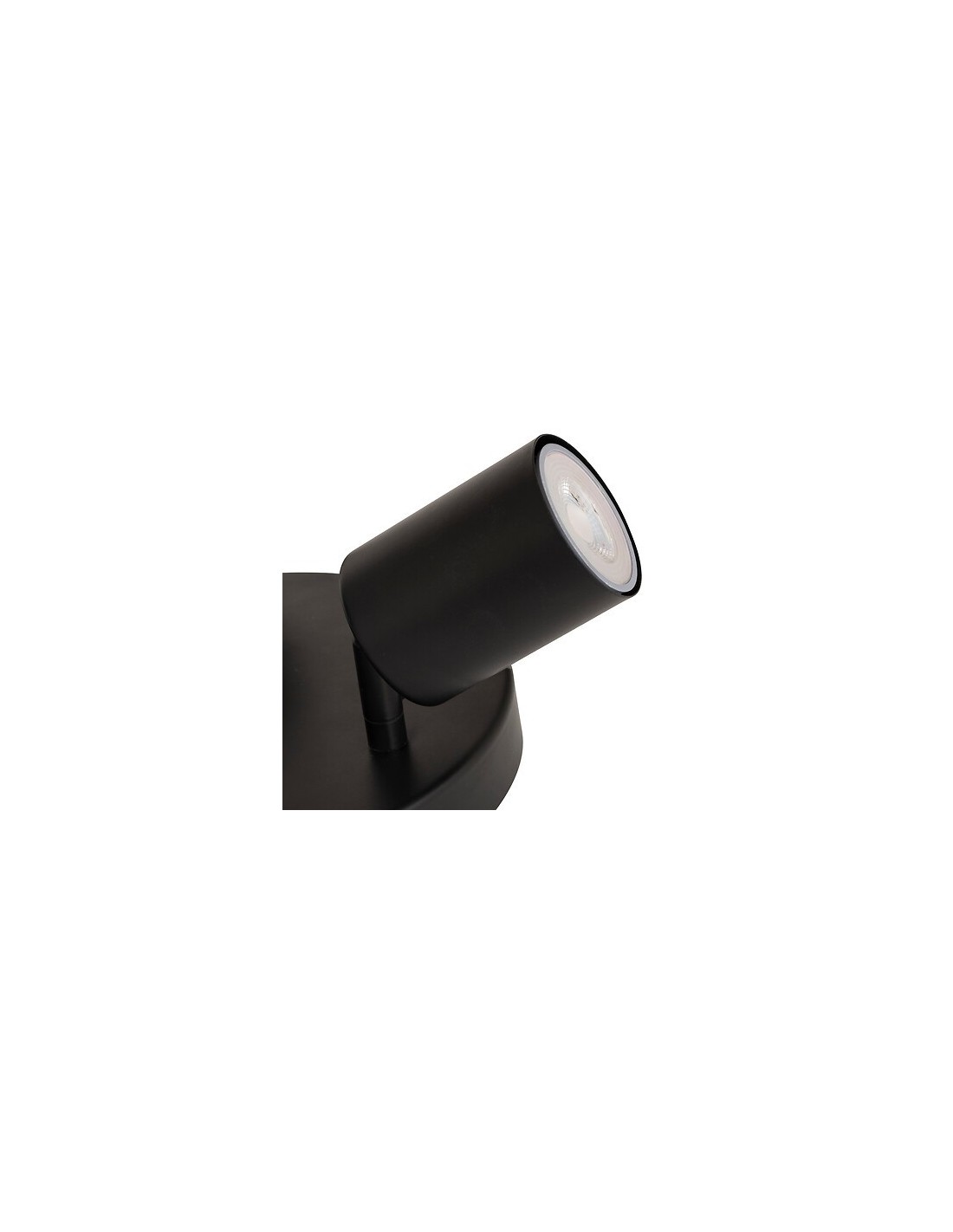 ILLUMINAZIONE: vendita online Lampadario 3 luci, Vico, metallo nero, diametro 20 cm, spot orientabile in offerta