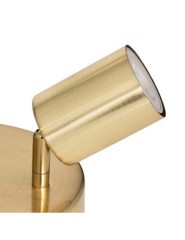 ILLUMINAZIONE: vendita online Lampadario 3 luci, Vico, metallo dorato, diametro 20 cm, spot orientabile in offerta