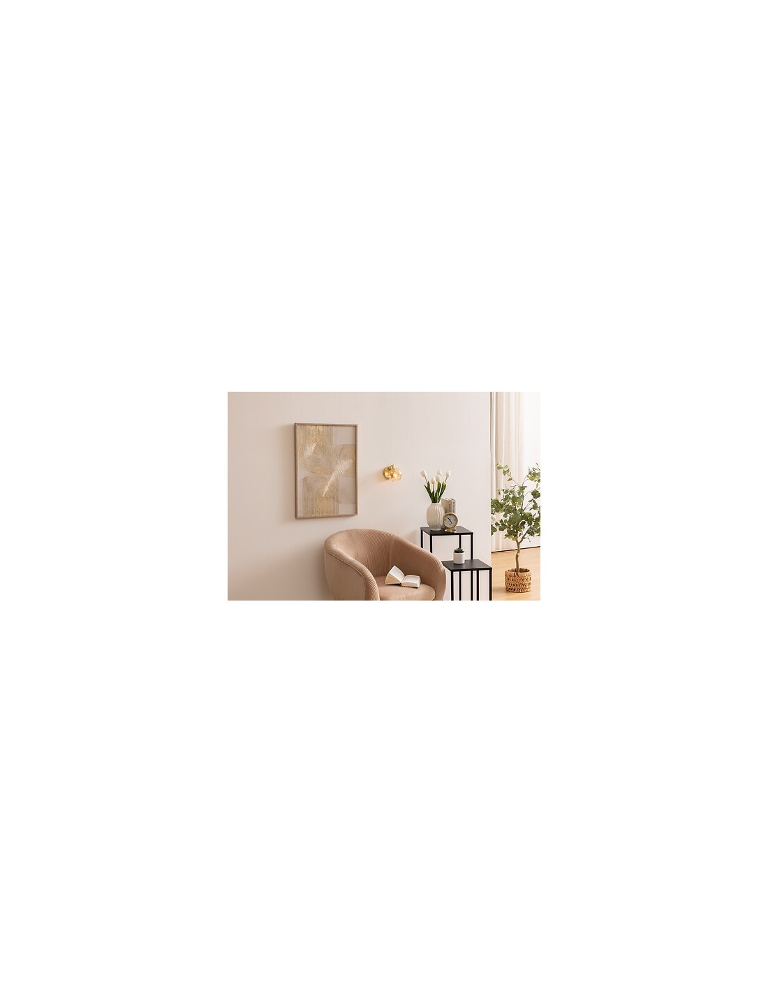 ILLUMINAZIONE: vendita online Applique Pilia, metallo dorato, vetro ambra, diametro 10 cm, spot orientabile in offerta