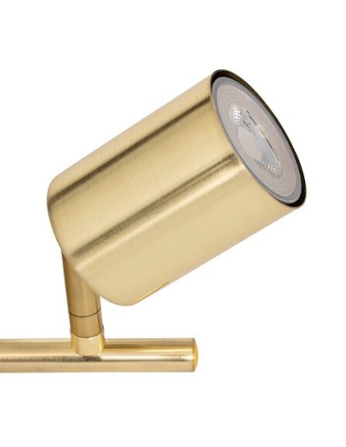 ILLUMINAZIONE: vendita online Applique 2 luci Vico, metallo dorato, L. 28 x P. 10 x H. 16,5 cm, spot orientabili in offerta