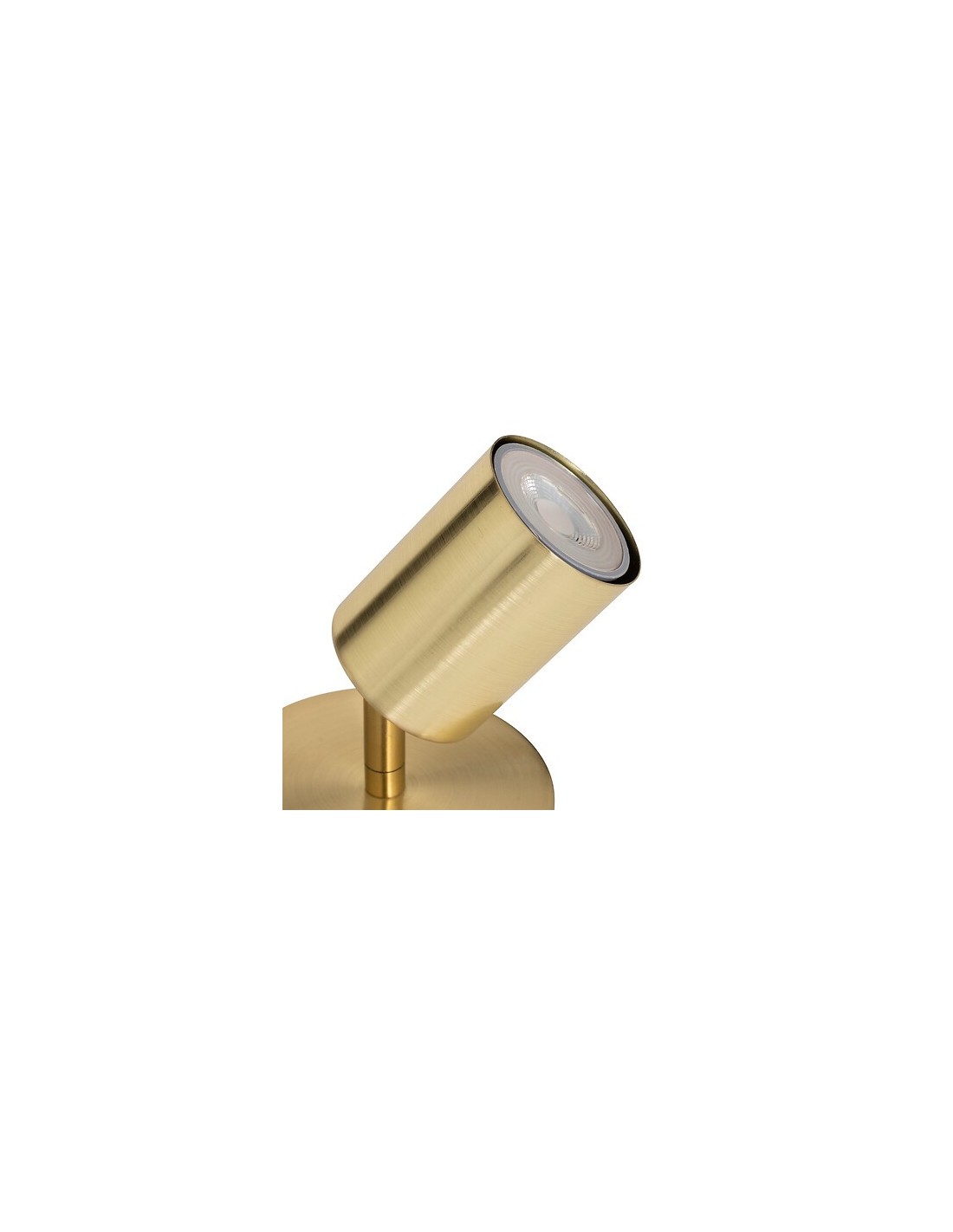 ILLUMINAZIONE: vendita online Applique Vico metallo dorato diametro 10 cm, spot orientabile in offerta