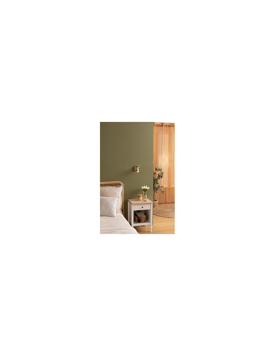 ILLUMINAZIONE: vendita online Applique Vico metallo dorato diametro 10 cm, spot orientabile in offerta