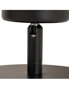 ILLUMINAZIONE: vendita online Applique Vico metallo nero diametro 10,5 cm, spot orientabile in offerta