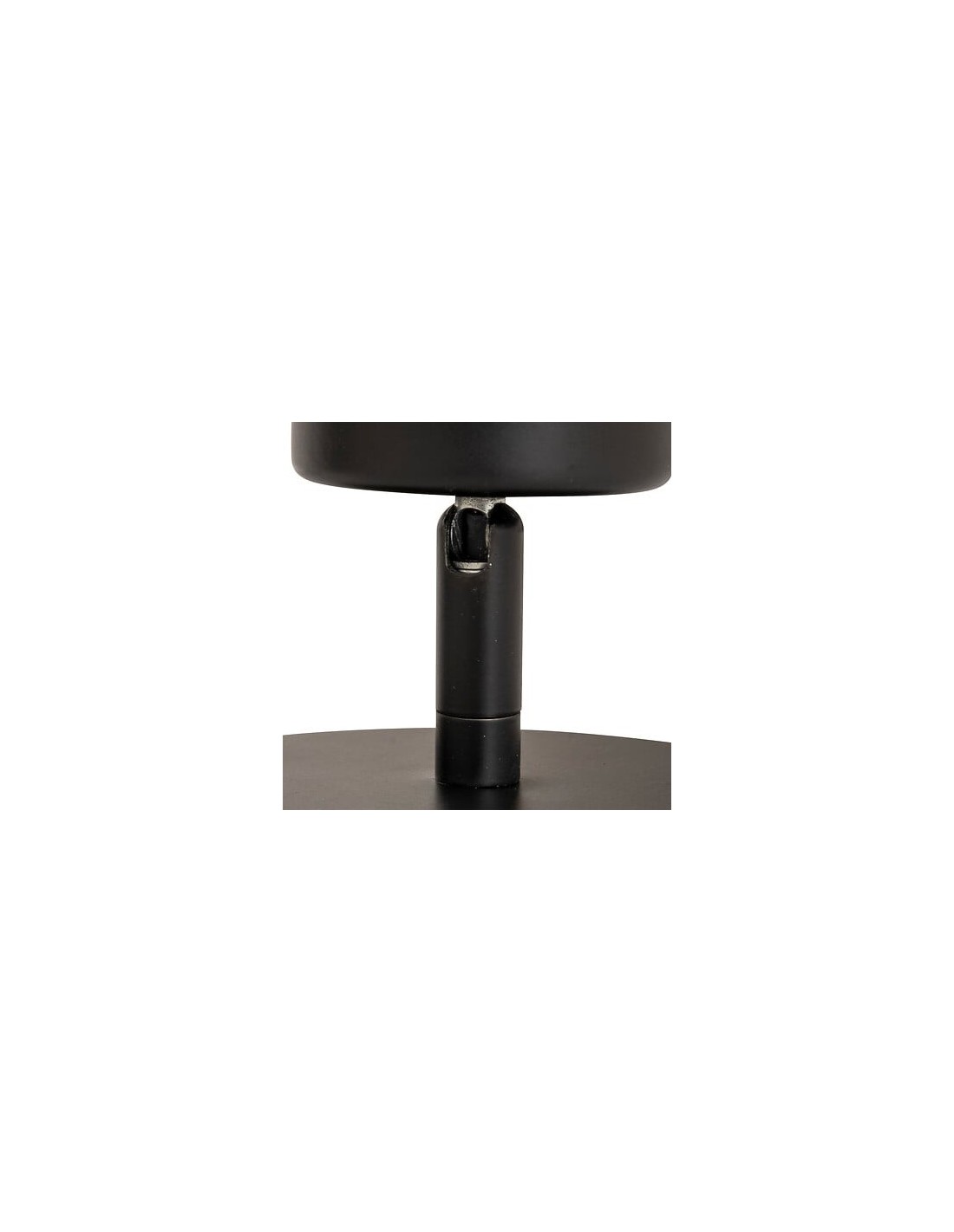ILLUMINAZIONE: vendita online Applique Vico metallo nero diametro 10,5 cm, spot orientabile in offerta