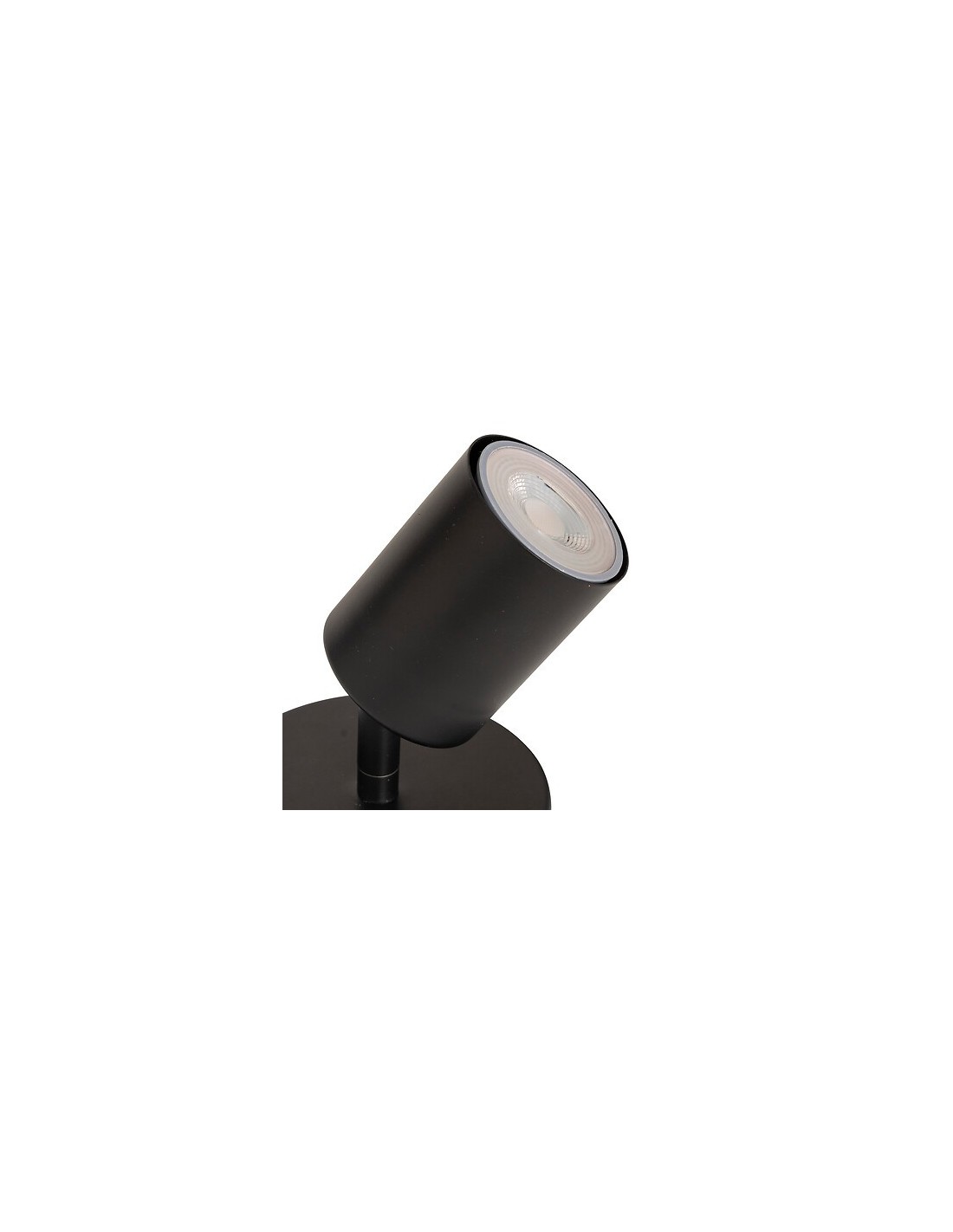 ILLUMINAZIONE: vendita online Applique Vico metallo nero diametro 10,5 cm, spot orientabile in offerta