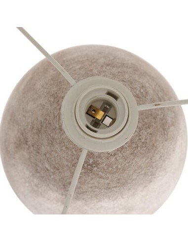 ILLUMINAZIONE: vendita online Lampada da terra, Keyah, D. 28 cm, A. 111 cm, grigia, stoneware in offerta