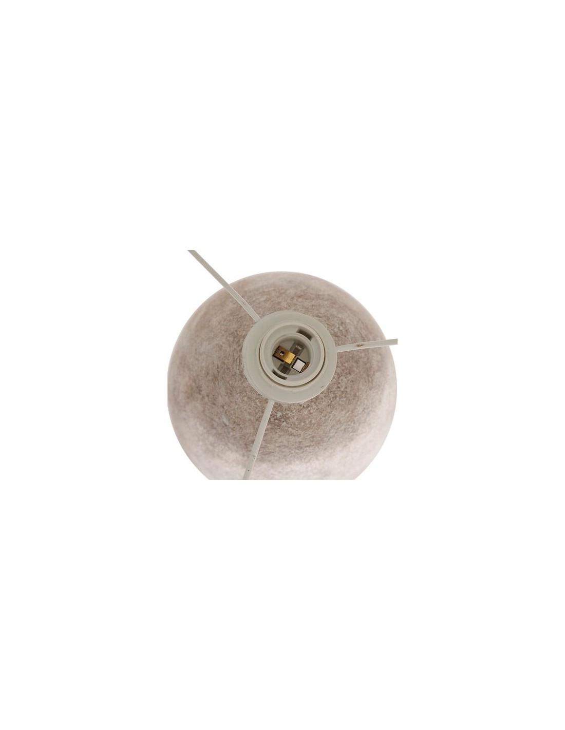 ILLUMINAZIONE: vendita online Lampada da terra, Keyah, D. 28 cm, A. 111 cm, grigia, stoneware in offerta