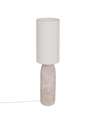 ILLUMINAZIONE: vendita online Lampada da terra, Keyah, D. 28 cm, A. 111 cm, grigia, stoneware in offerta