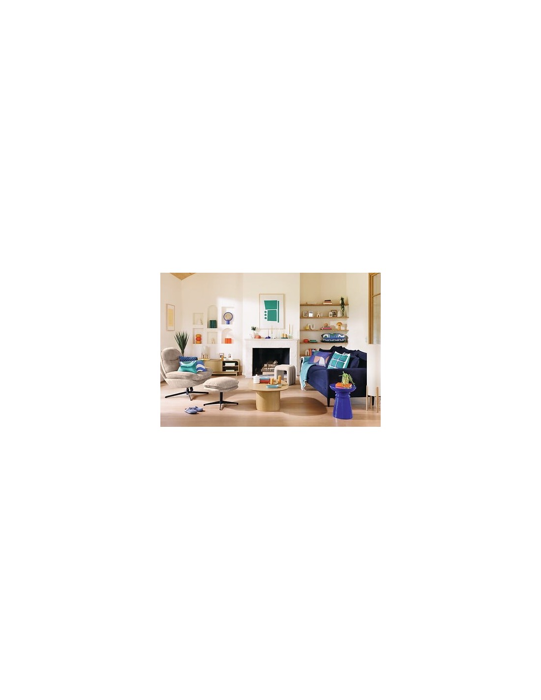 ILLUMINAZIONE: vendita online Lampada da terra, Rafa, D. 24 cm, H. 107 cm, legno beige, hevea, pvc, steel in offerta