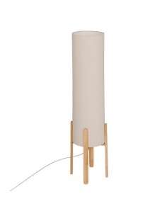 ILLUMINAZIONE: vendita online Lampada da terra, Rafa, D. 24 cm, H. 107 cm, legno beige, hevea, pvc, steel in offerta