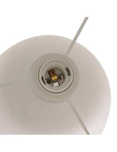 ILLUMINAZIONE: vendita online Lampada da terra, Keyah, D. 28 cm, A. 111 cm, bianca, stoneware in offerta