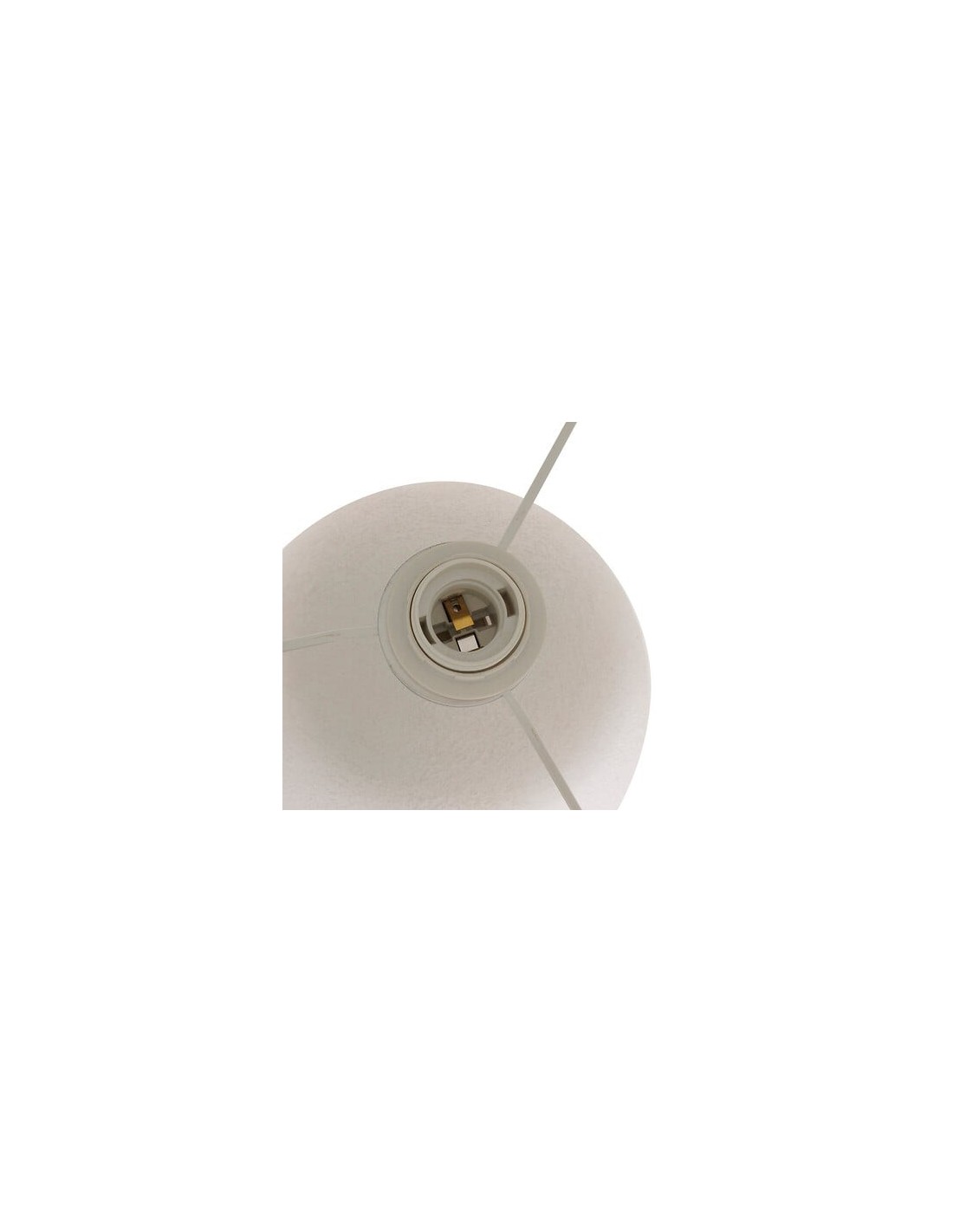 ILLUMINAZIONE: vendita online Lampada da terra, Keyah, D. 28 cm, A. 111 cm, bianca, stoneware in offerta