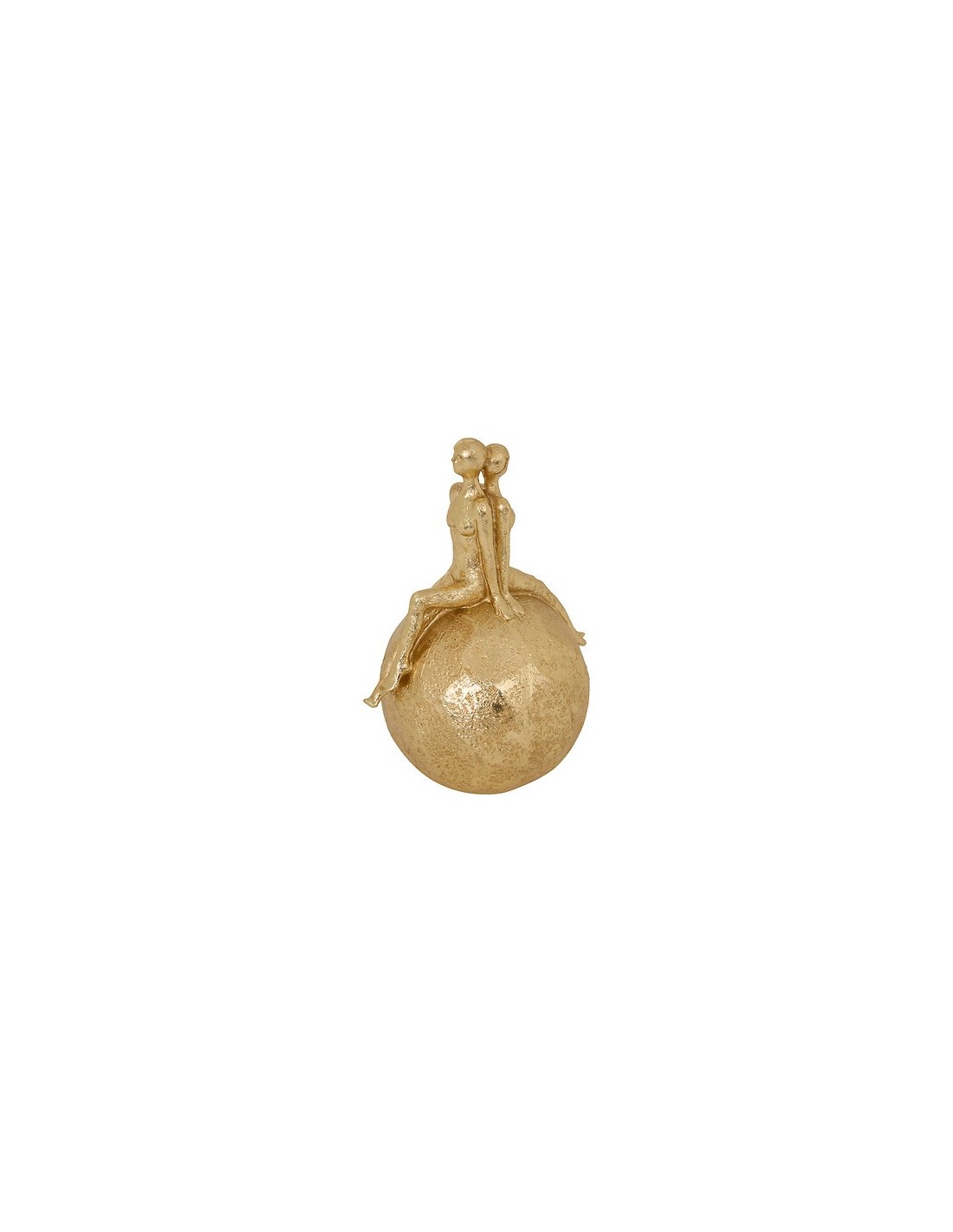 OGGETTISTICA: vendita online Statua famiglia Hapi, L. 16,5 cm, P. 13 cm, H. 22,5 cm, resina dorata in offerta