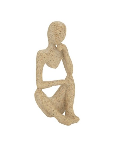 OGGETTISTICA: vendita online Set 3 statue donne, Aby, L. 6,5 cm, P. 5 cm, H. 11,5 cm, resina beige in offerta