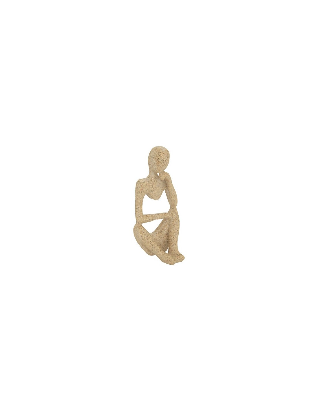 OGGETTISTICA: vendita online Set 3 statue donne, Aby, L. 6,5 cm, P. 5 cm, H. 11,5 cm, resina beige in offerta