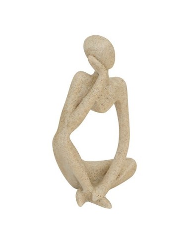 OGGETTISTICA: vendita online Set 3 statue donne, Aby, L. 6,5 cm, P. 5 cm, H. 11,5 cm, resina beige in offerta