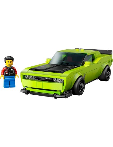 GIOCATTOLO PUBBLICIZZATO: vendita online LEGO 77237 Speed Champions Dodge Challenger SRT Hellcat | Set Muscle Car Americana i...