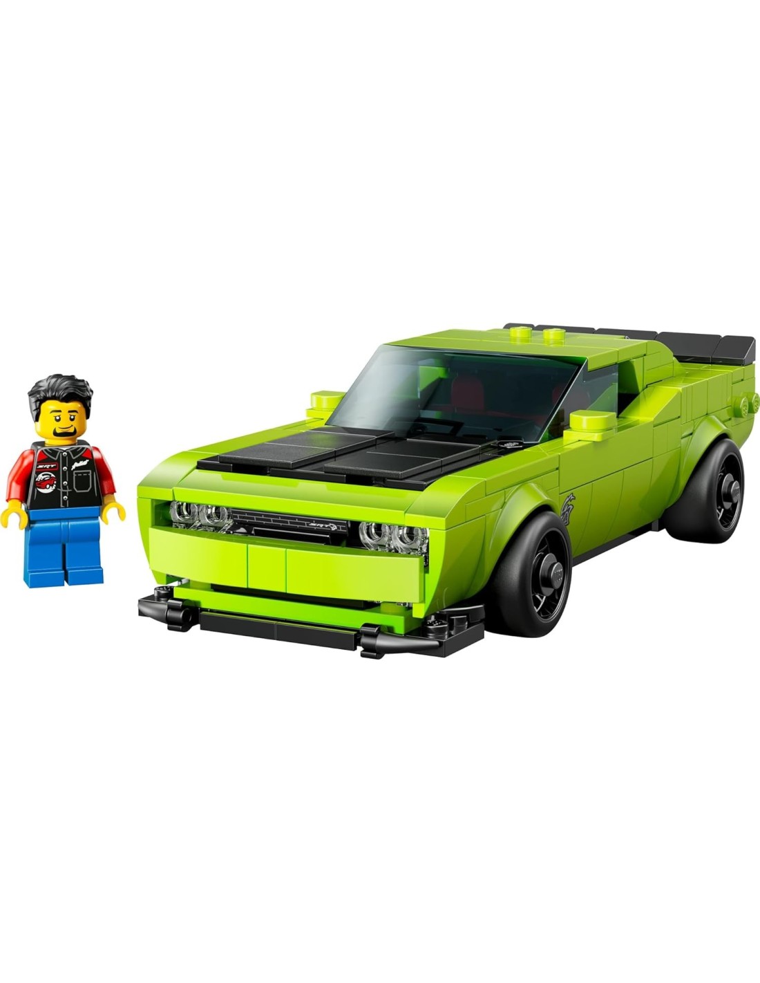 GIOCATTOLO PUBBLICIZZATO: vendita online LEGO 77237 Speed Champions Dodge Challenger SRT Hellcat | Set Muscle Car Americana i...