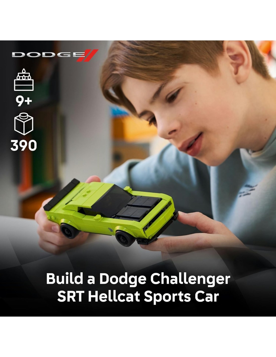 GIOCATTOLO PUBBLICIZZATO: vendita online LEGO 77237 Speed Champions Dodge Challenger SRT Hellcat | Set Muscle Car Americana i...