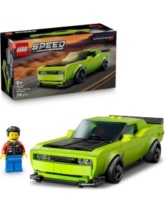 GIOCATTOLO PUBBLICIZZATO: vendita online LEGO 77237 Speed Champions Dodge Challenger SRT Hellcat | Set Muscle Car Americana i...