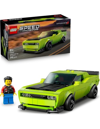 GIOCATTOLO PUBBLICIZZATO: vendita online LEGO 77237 Speed Champions Dodge Challenger SRT Hellcat | Set Muscle Car Americana i...