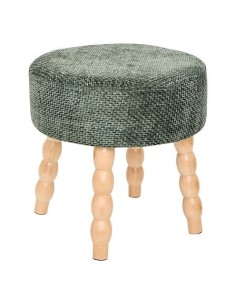 SEDIE: vendita online Sgabello d’appoggio, Spolo, D. 38 cm, H. 39 cm, ciniglia verde cedro in offerta