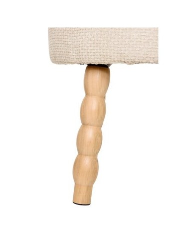 SEDIE: vendita online Sgabello d’appoggio, Spolo, D. 38 cm, H. 39 cm, ciniglia bianca in offerta