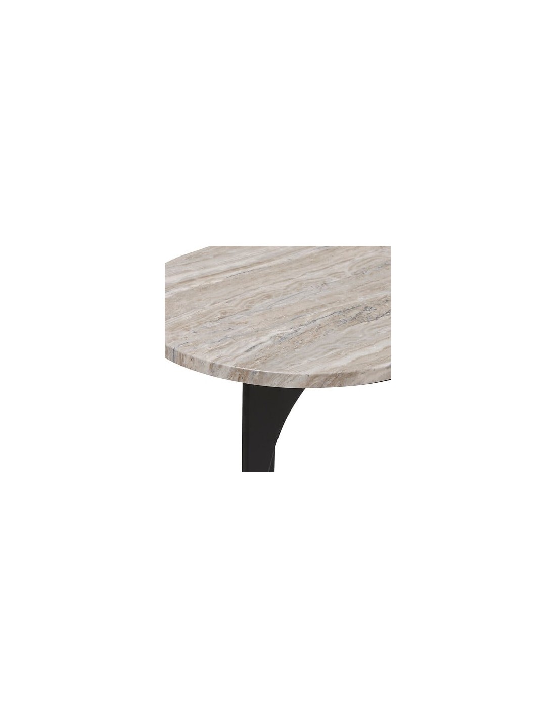 MOBILETTI E CONSOLE: vendita online Consolle Tusco, L. 140 cm, P. 34 cm, A. 79,5 cm, metallo, MDF effetto marmo, nero in offerta