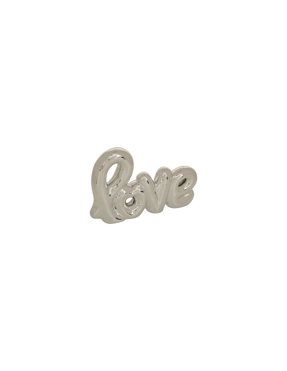 OGGETTISTICA: vendita online Decorazione parola, Love, L. 21,4 cm, P. 4 cm, A. 14 cm, ceramica assortita in offerta