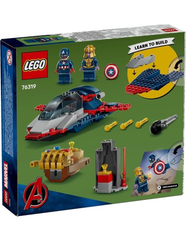 GIOCATTOLO PUBBLICIZZATO: vendita online LEGO 76319 Marvel Captain America Contro Thanos in offerta