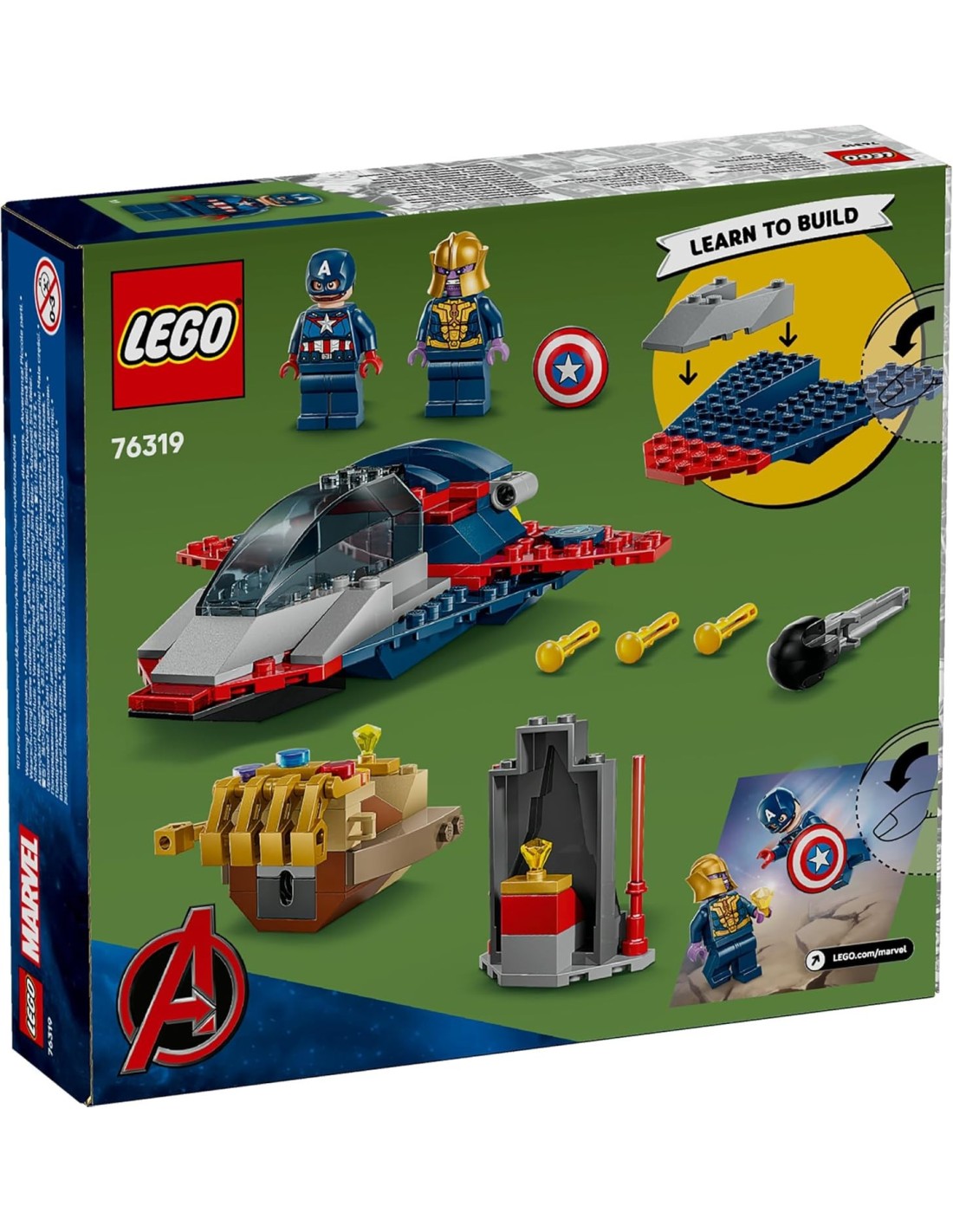 GIOCATTOLO PUBBLICIZZATO: vendita online LEGO 76319 Marvel Captain America Contro Thanos in offerta