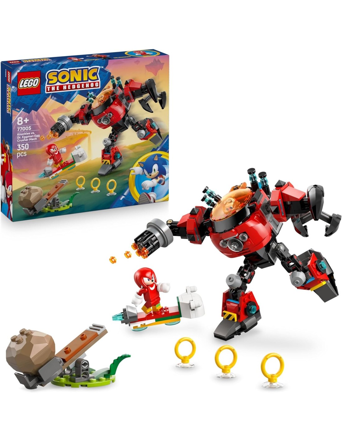 GIOCATTOLO PUBBLICIZZATO: vendita online LEGO 77005 Sonic – Knuckles vs. il Mech Egg Crusher del Dr. Eggman in offerta