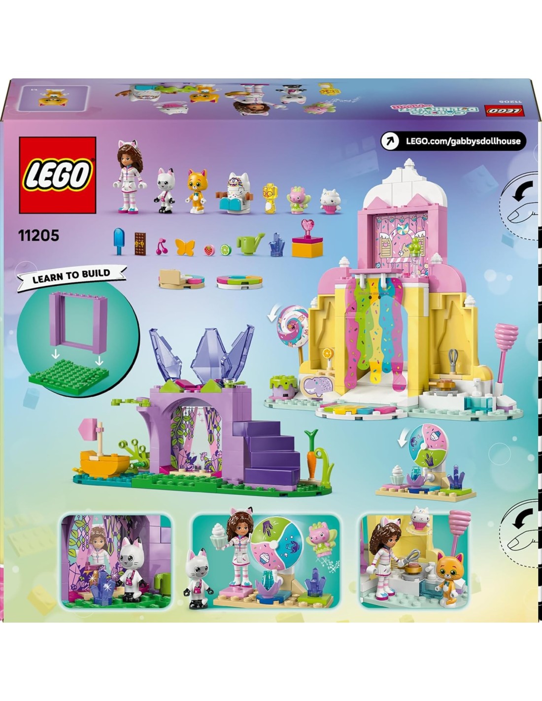 GIOCATTOLO PUBBLICIZZATO: vendita online LEGO 11205 Gabby's Dollhouse Dolce Montagna e Giardino di Gattina Fatina in offerta