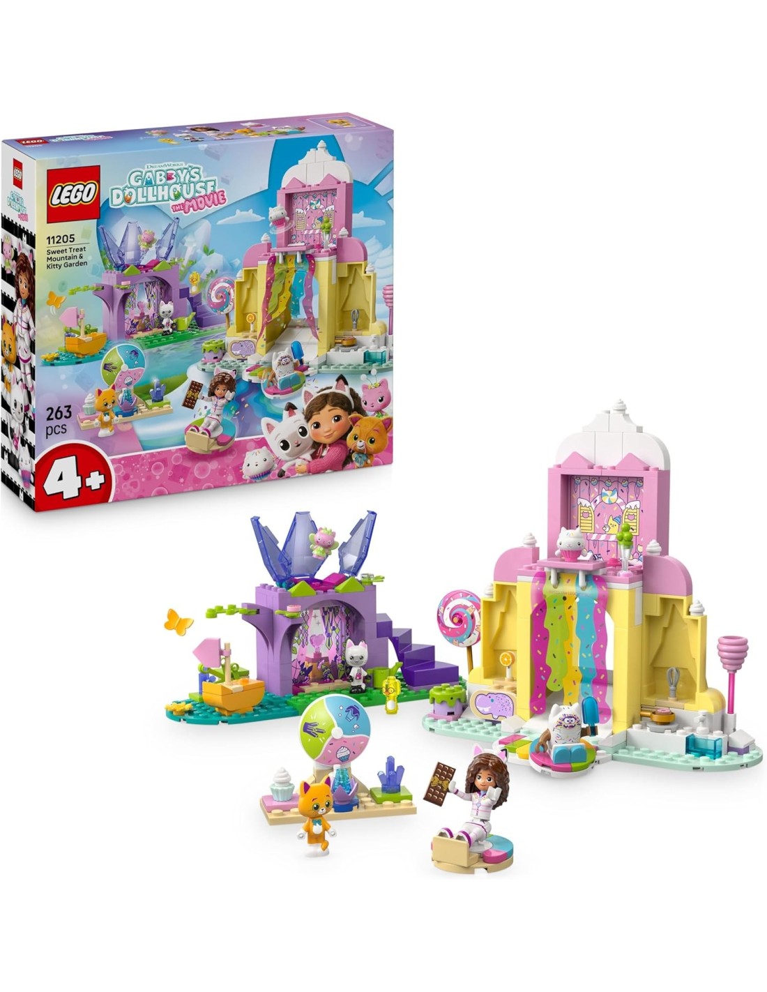 GIOCATTOLO PUBBLICIZZATO: vendita online LEGO 11205 Gabby's Dollhouse Dolce Montagna e Giardino di Gattina Fatina in offerta