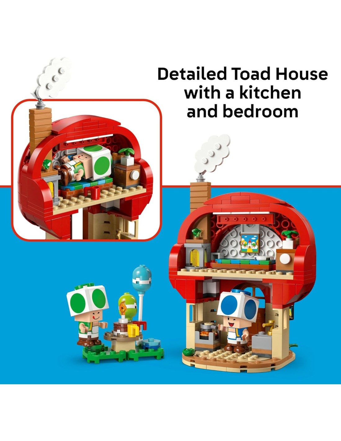 GIOCATTOLO PUBBLICIZZATO: vendita online LEGO 72041 Super Mario Festa a Casa di Toad in offerta