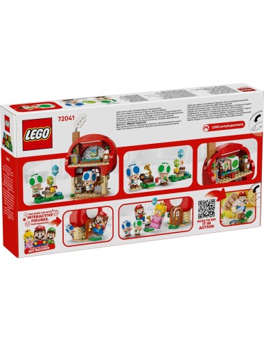 GIOCATTOLO PUBBLICIZZATO: vendita online LEGO 72041 Super Mario Festa a Casa di Toad in offerta