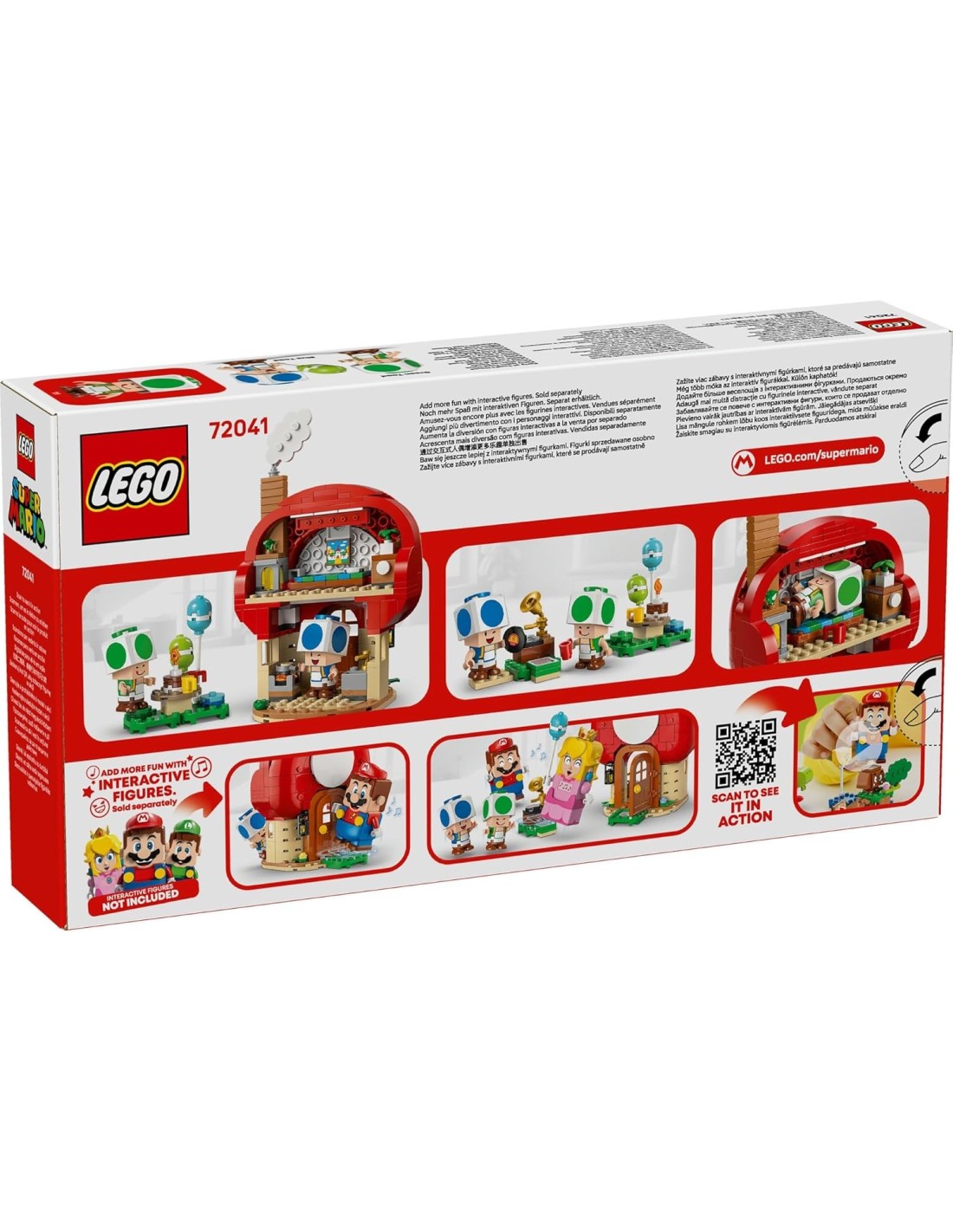 GIOCATTOLO PUBBLICIZZATO: vendita online LEGO 72041 Super Mario Festa a Casa di Toad in offerta