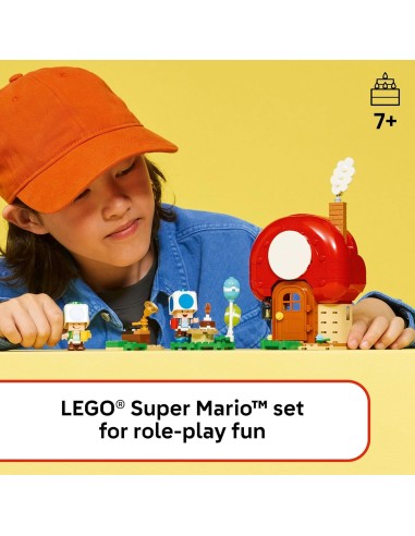 GIOCATTOLO PUBBLICIZZATO: vendita online LEGO 72041 Super Mario Festa a Casa di Toad in offerta